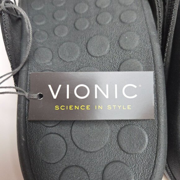 NWB Vionic 544MTide Black Sandals Men'sTide Size 9 NEW Unworn - Picture 8 of 10